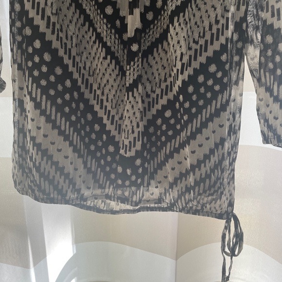 INC sheer top with tank top - Picture 3 of 4